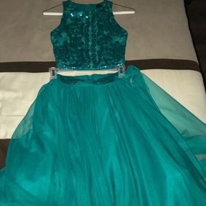 Turquoise Prom Dress